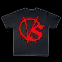 Image 2 of Rich Vamp Tee (BLACK/RED)