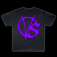 Image 2 of Rich Vamp Tee (BLACK/PURPLE)