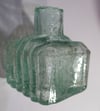 Shipwreck Sale: Civil War Dug Glass Ink Bottle Fancy Ribbed Design