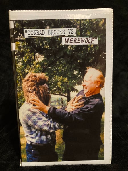 Image of Conrad Brooks vs. Werewolf (1994) VHS SOV David “The Rock” Nelson VHS Fest 8 Exclusive 