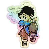 Chibi Li Holographic Sticker