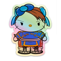 Chun Kitty Holographic Sticker