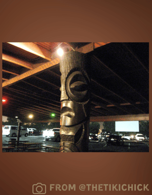 Image of Historical Mission Tiki Drive-in Carving, by Tiki Diablo