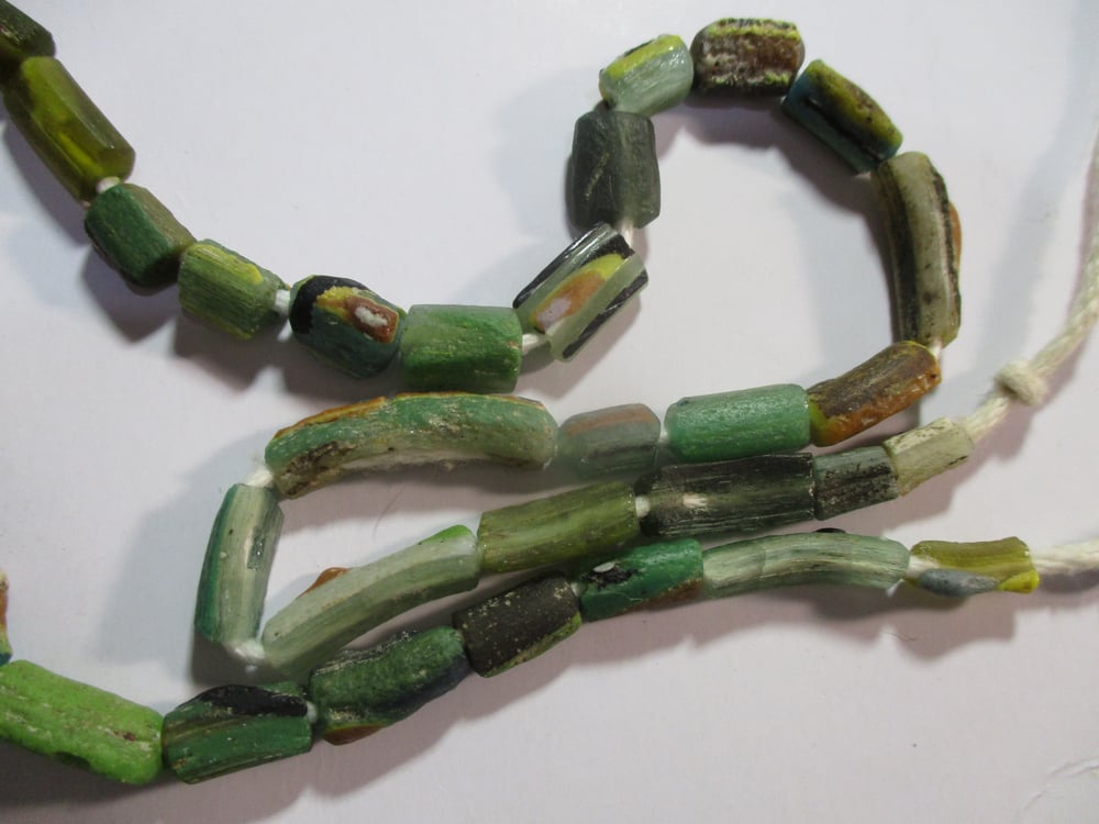 Shipwreck Sale: Beautiful & Colorful Strand of Roman Glass Beads