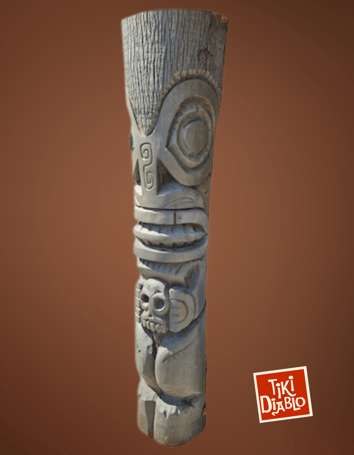 Image of Historical Mission Tiki Drive-in Marq style Carving, by Tiki Diablo 