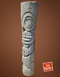 Image 2 of Historical Mission Tiki Drive-in Marq style Carving, by Tiki Diablo 