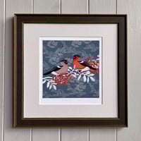 Image 2 of BULLFINCH ART PRINT