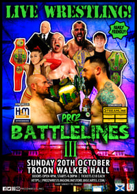 1 x Ticket for BattleLines Live at Troon Walker Hall 20th October 2024