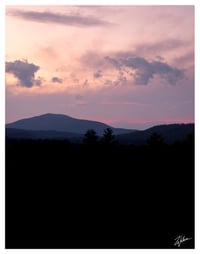 PRINT: CONNECTICUT RIVER VALLEY PURPLE HAZE