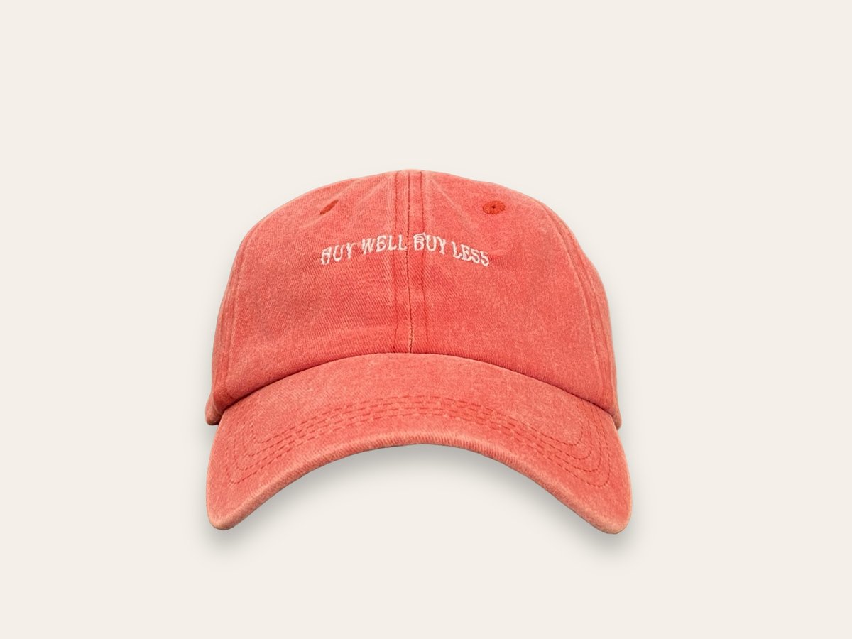 Image of Cap "BUY WELL BUY LESS" by F.aR.