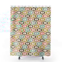 Image 1 of Starlite Drive Mid-Century Baby Shower Curtain