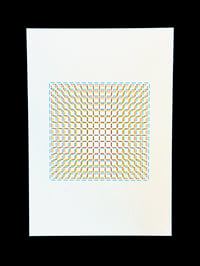 Image 1 of Chromatic Aberration 03  — 5x7" pen plot