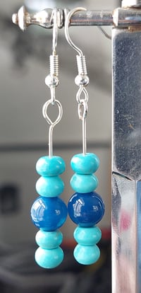 Howlite and Agate Earrings