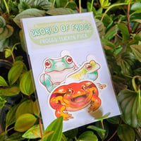 Image of World of Frogs sticker pack