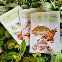 Image of World of Frogs sticker pack