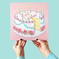 Image 1 of Best Wishes cake plaque 