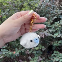 Fluffy Baby Seal Keychain