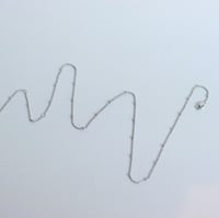Image 1 of DOT CHAIN NECKLACE IN SILVER