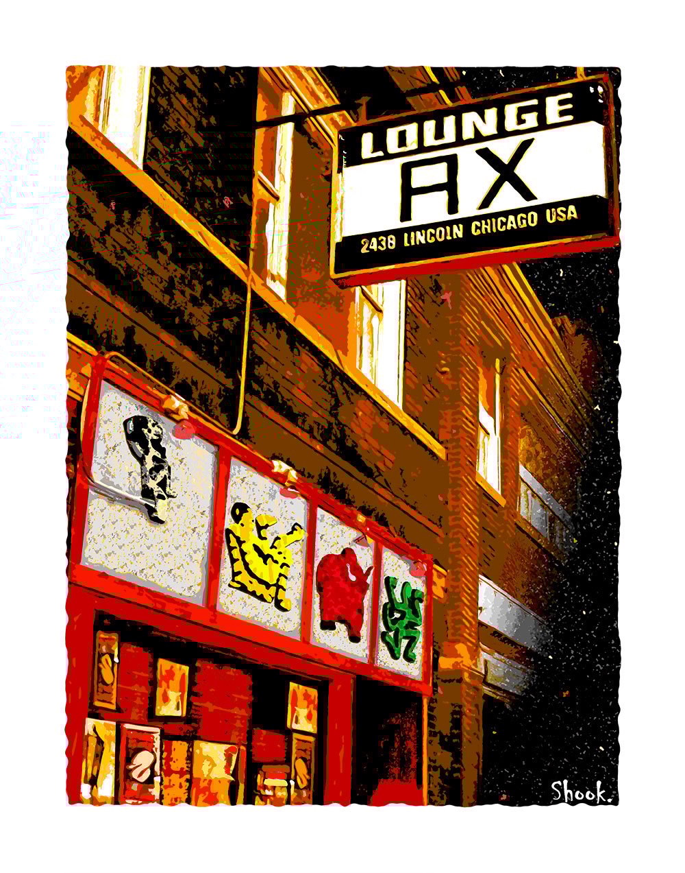 Lounge Ax, Chicago IL Art Print (Multi-sized options)