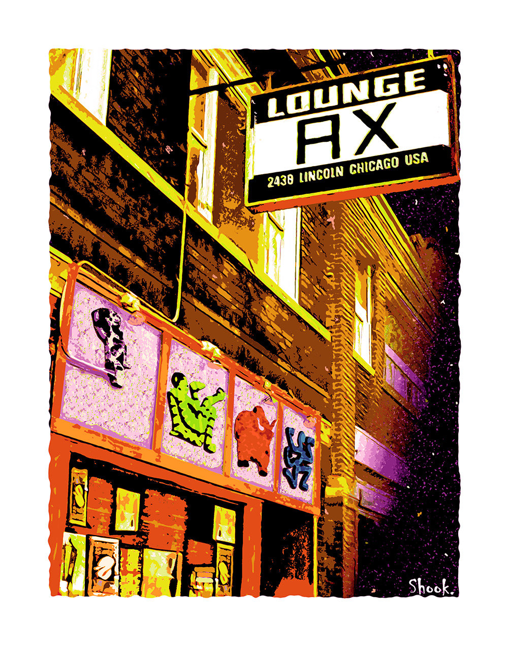 Lounge Ax, Chicago IL Art Print (Multi-sized options) V2