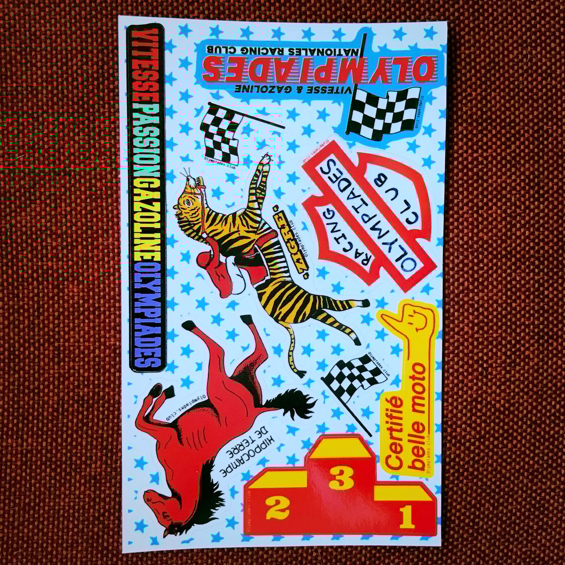 Image of FEUILLE DE COLLANTS DE VITESSE