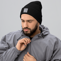 Image 1 of Dillon Smith Tattoo Box Logo Cuffed Beanie