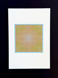 Image 1 of Chromatic Aberration 01  — 5x7" pen plot