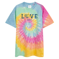 Image 4 of Love City Sherbet Oversized Tie-Dye T-Shirt