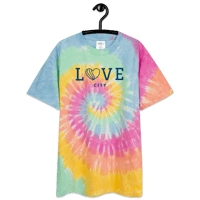 Image 1 of Love City Sherbet Oversized Tie-Dye T-Shirt