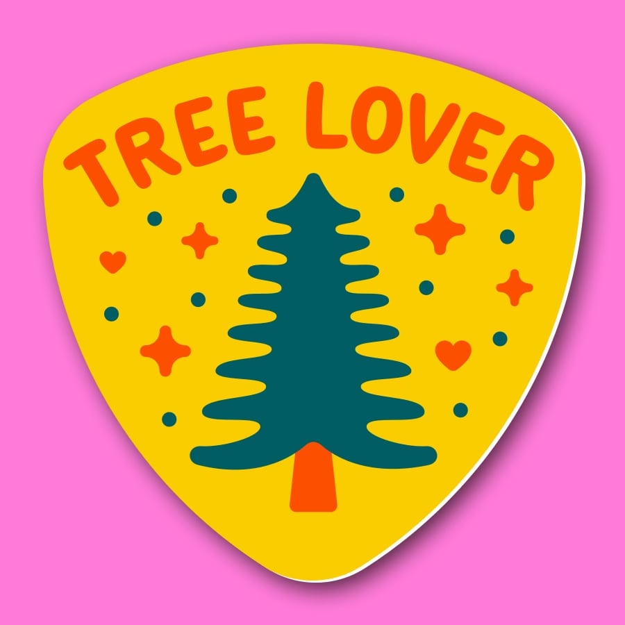 Image of "TREE LOVER" STICKER 3-PACK.