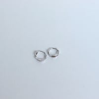 Image 1 of MINI TWIST HUGGIES SILVER