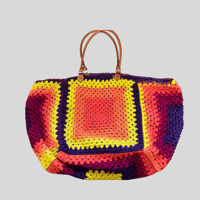 Image 1 of "Beach Babe" oversized weekender bag