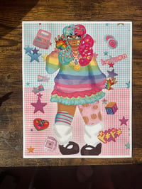 Image 1 of doki doki decora print