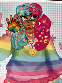 Image 2 of doki doki decora print