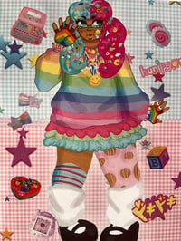 Image 3 of doki doki decora print