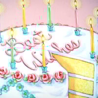 Image 3 of Best Wishes cake plaque 