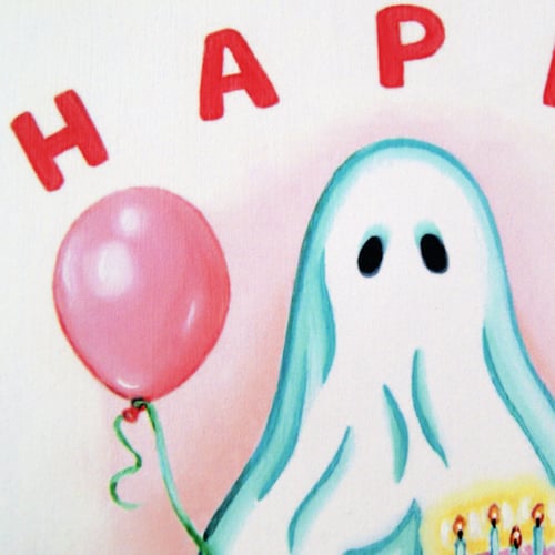 Image of Birthday Ghost - Happy Everyday plaque 