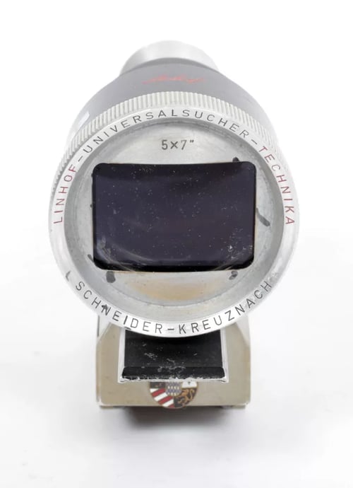 Image of Universal 5X7 (and 4X5) Linhof Technika multi focus focal length finder #4148 