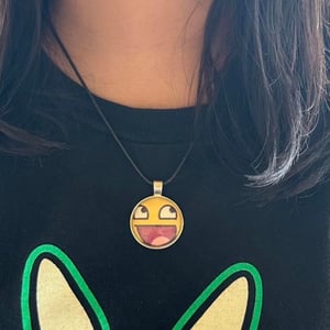 Image of epic face necklace