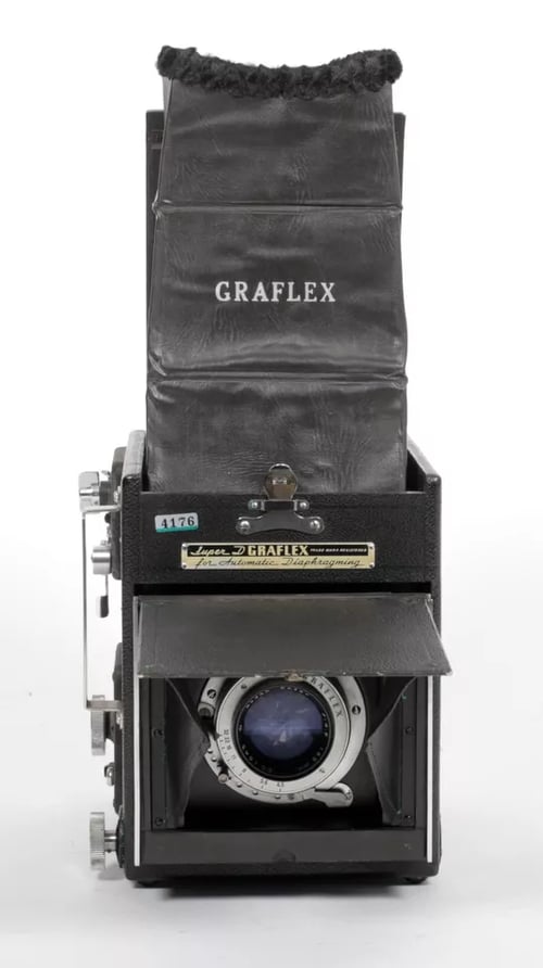 Image of Graflex RB Super D 3X4 Camera w/ 152mm Lens +holders +roll film back +MORE #4176