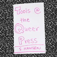 Image 1 of Tools @ the Queer Press