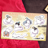 Image 2 of WITCH HAT ATELIER sticker sheet | Brush Bug Atelier