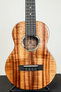 Image 2 of Shop Order KoAloha KTMR-00 Curly Koa Rosette Walnut Tenor Gloss