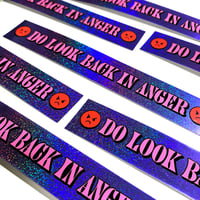 Image 3 of Do Look Back In Anger Glitter Sticker