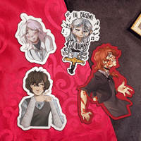 BUNGOU STRAY DOGS Stickers | Chuuya, Dazai, Sigma, Bram Stoker