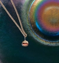 Image 3 of Pink Tourmaline Dewdrop Necklace