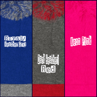 Image 5 of MBHR Pom-Pom Beanie (White Logo)
