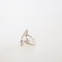 Image 3 of Molten Star Ring- Silver sz 7.75