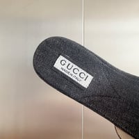 Image 5 of GG Denim Slides