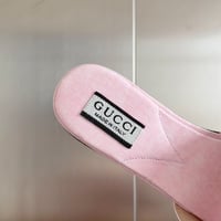 Image 9 of GG Denim Slides